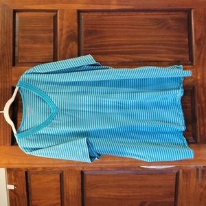 Teal blue t-shirt